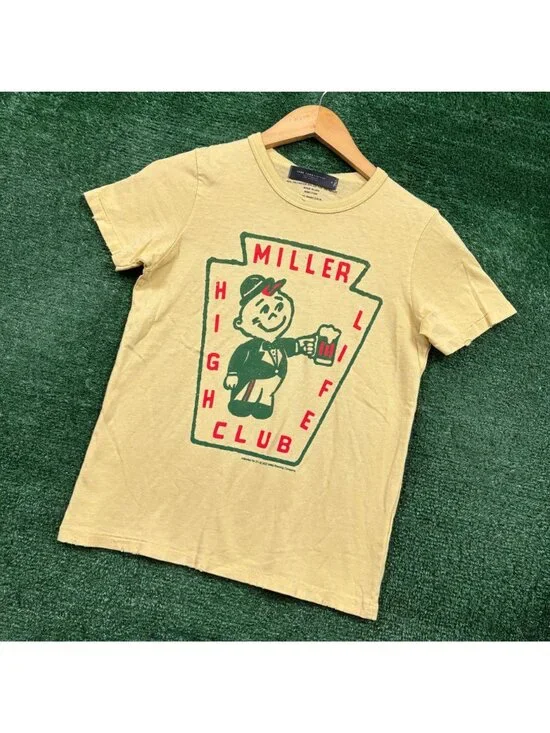 Junk Food Clothing x Miller High Life Club T-Shirt Size Medium - Picture 3 of 4